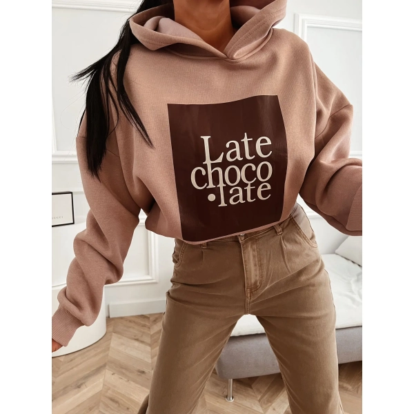 Bluza oversize LATE CHOCOLATE MOJO